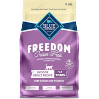 Blue Buffalo Freedom Natural Grain-Free, Chicken Recipe, Indoor Adult Dry Cat Food