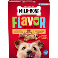 Milk-Bone Flavor Snacks Small Dog Biscuits, Flavored Crunchy Dog Treats