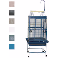 A&E Cage Company 24" X 22" Play Top Bird Cage in Black