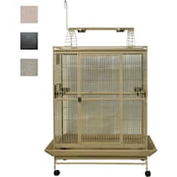 A&E Cage Company 48" X 36" Play Top Bird Cage in Platinum