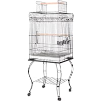 A&E Cage Company 20" X 20" Play Top Bird Cage in White