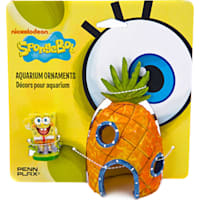 Penn Plax SpongeBob & Pineapple House Aquarium Ornament