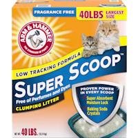Arm & Hammer Fragrance Free Super Scoop Clumping Litter for Cats