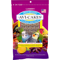 Lafeber's Fruit Delight Avi-Cakes for Parakeets, Cockatiels, Lovebirds & Conures