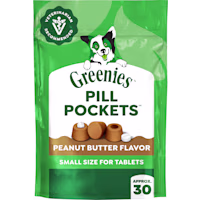 Greenies Pill Pockets, Peanut Butter Flavor Small Size Dog Treats