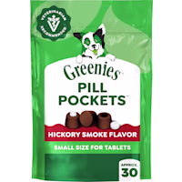 Greenies Pill Pockets Hickory Smoke Flavor Small Size Soft Dog Treats