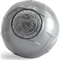 Outward Hound Orbee-Tuff Diamond Plate Silver Treat-Dispensing Dog Toy