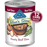 Blue Buffalo Blue's Stew Made with Natural Ingredients, Hearty Beef Stew, Grain-Free Wet Dog Food