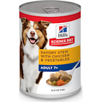 Hill's Science Diet Senior 7+ Savory Stew with Chicken & Vegetables Canned Wet Dog Food