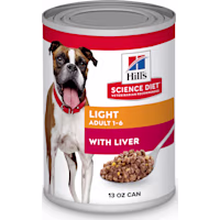 Hill's Science Diet Adult Light Liver Canned Wet Dog Food
