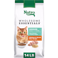 Nutro Wholesome Essentials Chicken & Brown Rice Recipe Indoor Dry Cat Food