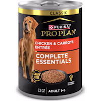 Purina Pro Plan Grain Free Complete Essentials Chicken and Carrots Entree Classic Dog Food Pate