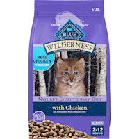 Blue Buffalo Wilderness Natural High-Protein Chicken Kitten Dry Cat Food