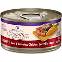 Wellness CORE Signature Selects Natural Grain Free Chunky Beef & Chicken Wet Cat Food