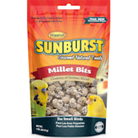 Higgins Sunburst Millet Bits Gourmet Treats for Small Birds