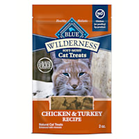 Blue Buffalo Wilderness Grain-Free and Protein-Rich, Great for Training, Chicken & Turkey Recipe Soft Cat Treats