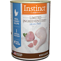 Instinct Limited Ingredient Diet Grain Free Real Turkey Recipe Natural Wet Canned Dog Food