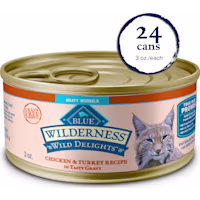 Blue Buffalo Wilderness Chicken & Turkey Wild Delights Meaty Morsels Wet Cat Food