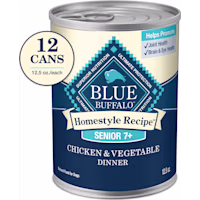 Blue Buffalo Chicken Dinner with Garden Vegetables Homestyle Recipe Senior Wet Dog Food