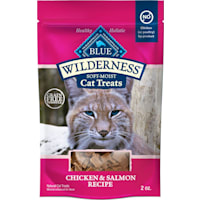 Blue Buffalo Wilderness Grain Free Soft-Moist Chicken & Salmon Cat Treats