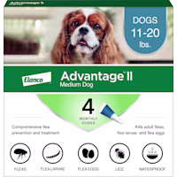 Advantage II Vet-Recommended Flea Treatment & Prevention for Medium Dogs