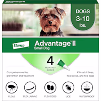 Advantage II Vet-Recommended Flea Treatment & Prevention for Small Dogs