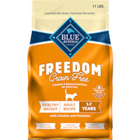 Blue Buffalo Freedom Natural Grain-Free, Weight Control, Chicken Recipe, Adult Dry Cat Food