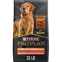 Purina Pro Plan Complete Essentials Shredded Blend Salmon and Rice Dry Dog Food Formula with Probiotics for Dogs