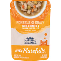 Natural Balance Platefulls Duck, Chicken & Pumpkin Formula in Gravy Adult Wet Cat Food