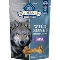 Blue Buffalo Wilderness Wild Bones Grain-Free Mini Dental Chews Dog Treats