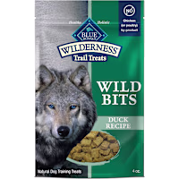 Blue Buffalo Wilderness Wild Bits Grain-Free Duck Recipe Soft & Chewy Training Treats for Dogs