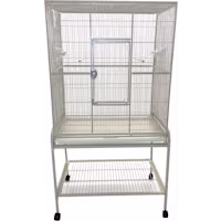 A&E Cage Company Flight Bird Cage in Platinum