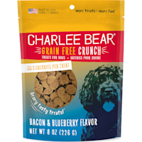 Charlee Bear Grain Free Bacon & Blueberry Bear Crunchy Dog Treats