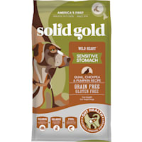 Solid Gold Grain-Free & Gluten Free Wild Heart with Natural Quail, Chickpea & Pumpkin Adult Dry Dog Food