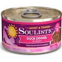 Soulistic Moist & Tender Duck Dinner in Gravy Wet Cat Food