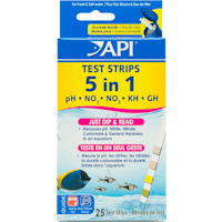 API 5-IN-1 TEST STRIPS Freshwater and Saltwater Aquarium Test Strips
