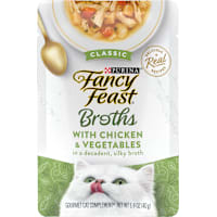 Fancy Feast Lickable Classic With Chicken and Vegetables Broth Wet Cat Food Topper