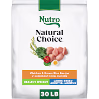 Nutro Natural Choice Chicken & Brown Rice Recipe Large Breed Healthy Weight Dog Food