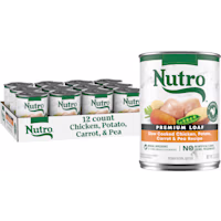 Nutro Premium Loaf Adult Natural Grain Free Slow Cooked Chicken, Potato, Carrot & Pea Recipe Wet Dog Food