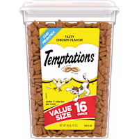 Temptations Classics Tasty Chicken Flavor Crunchy and Soft Cat Treats