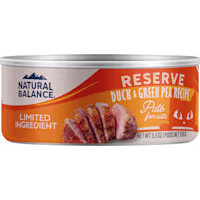 Natural Balance Limited Ingredient Adult Grain-Free Wet Canned Cat Food Duck & Green Pea Recipe