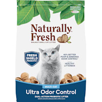 Naturally Fresh Ultra Odor Control Quick-Clumping Natural Multi-Cat Walnut Cat Litter
