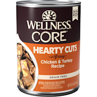 Wellness CORE Natural Grain Free Chicken & Turkey Hearty Cuts Dog Food