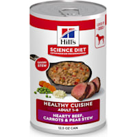 Hill's Science Diet Hearty Beef, Carrots & Peas Stew Adult Healthy Cuisine Canned Dog Food