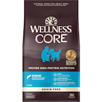 Wellness CORE Natural Grain Free Ocean Whitefish, Herring & Salmon Dry Dog Food