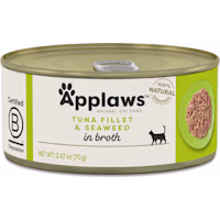 Applaws Natural Tuna with Seaweed in Broth Wet Cat Food