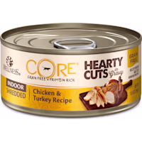 Wellness CORE Hearty Cuts Natural Grain Free Chicken & Turkey Wet Indoor Cat Food