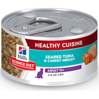 Hill's Science Diet Senior 11+ Healthy Cuisine Seared Tuna & Carrot Medley Canned Wet Cat Food