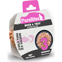 PureBites Mixers Wild Skipjack Tuna & Wild Alaskan Salmon in Water Cat Food Toppers
