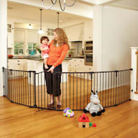 North States Arched Decor 6- Panel Metal Superyard